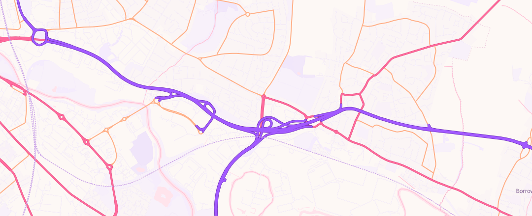 Map showing Raynesway Service Centre, Derby