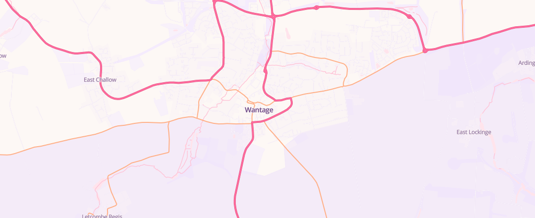 Map showing Motorlux Ltd, Wantage