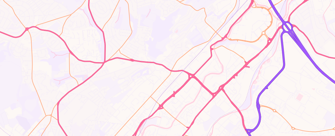 Map showing Mt Garage, Sheffield