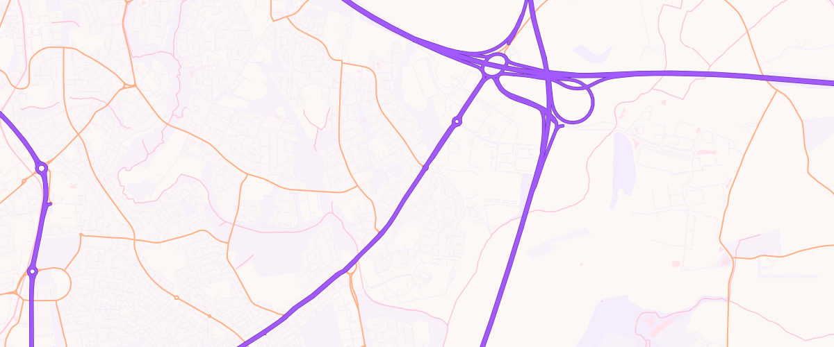 Map showing the location of Mfg Walsgrave