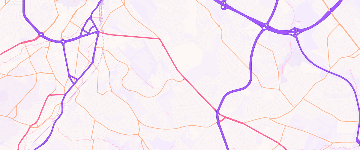 Map showing the location of Eg Sheffield Pfs