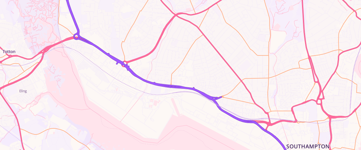 Map showing the location of Costco Wholesale Southampton