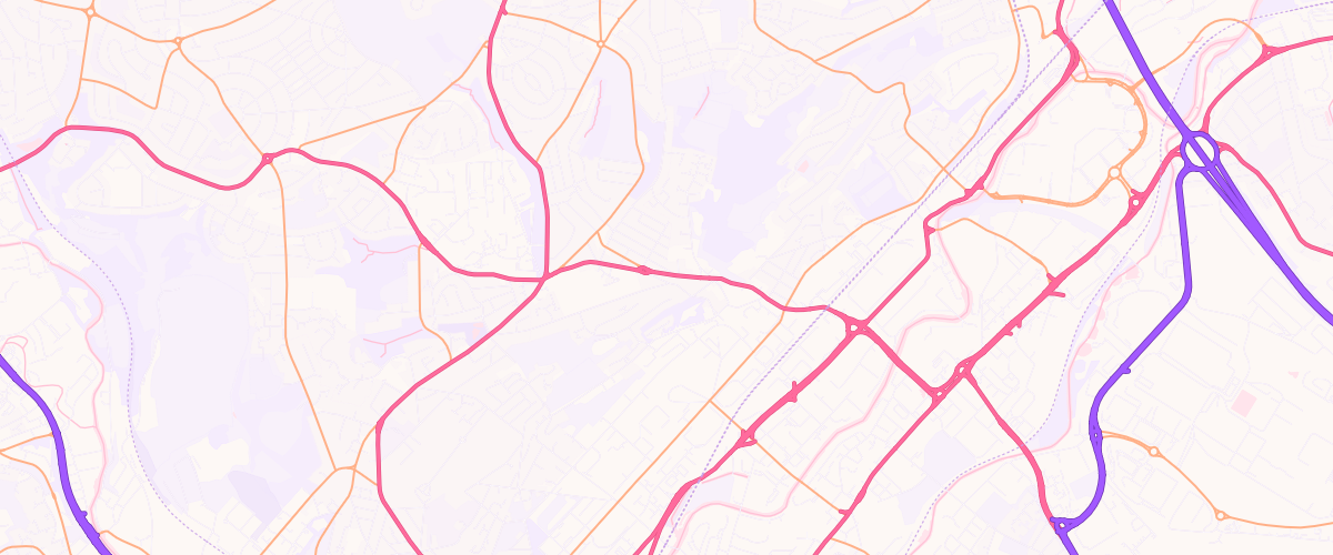 Map showing the location of Owler Lane Service Station