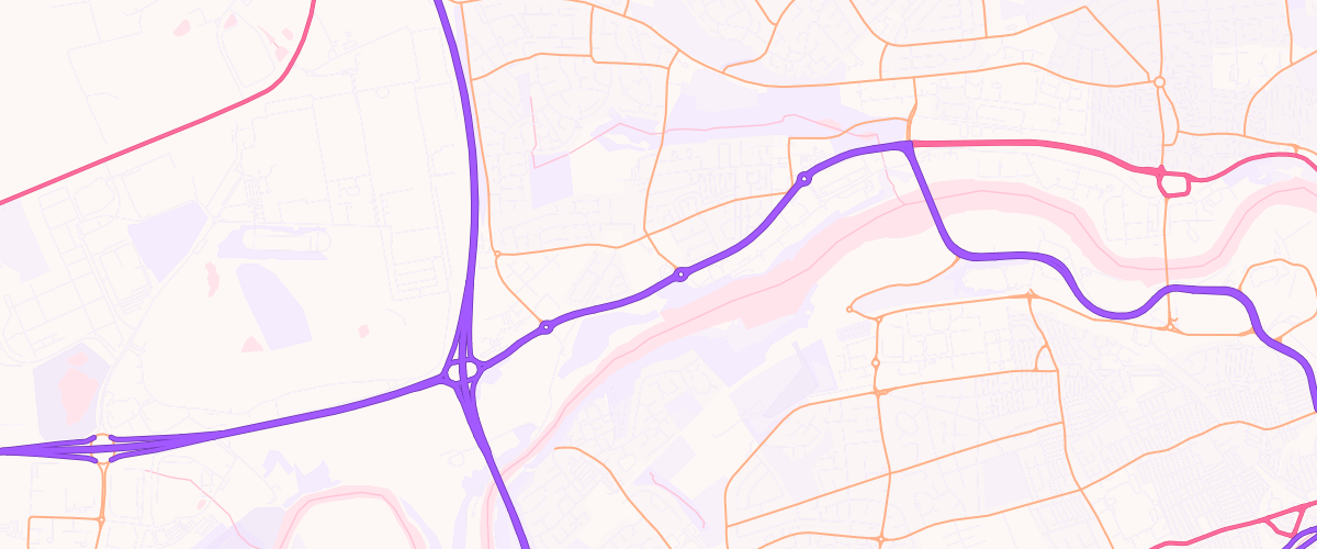 Map showing the location of Rontec Wessington Way
