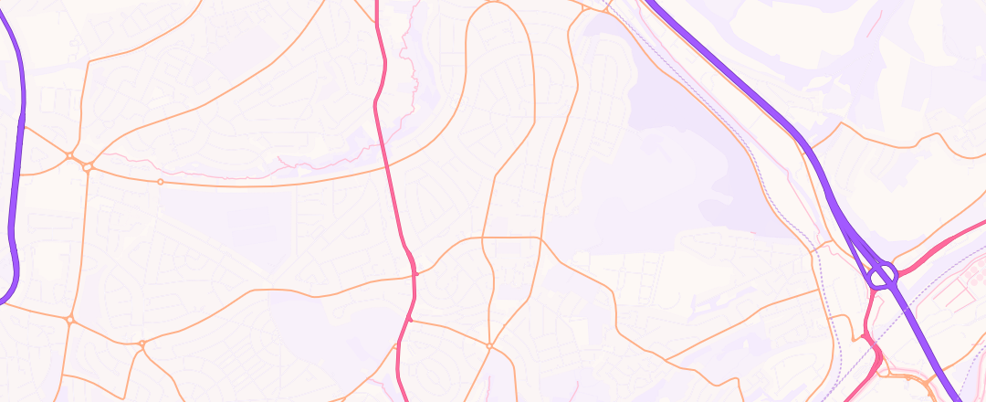 Map showing Shiregreen Service Station, Sheffield