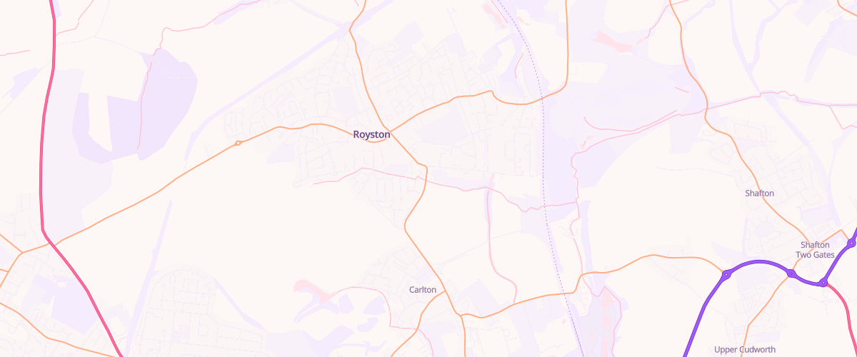 Map showing the location of Total Harvest Energy Royston