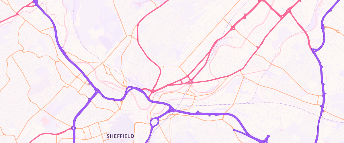Map showing the location of Shell Carlisle Street