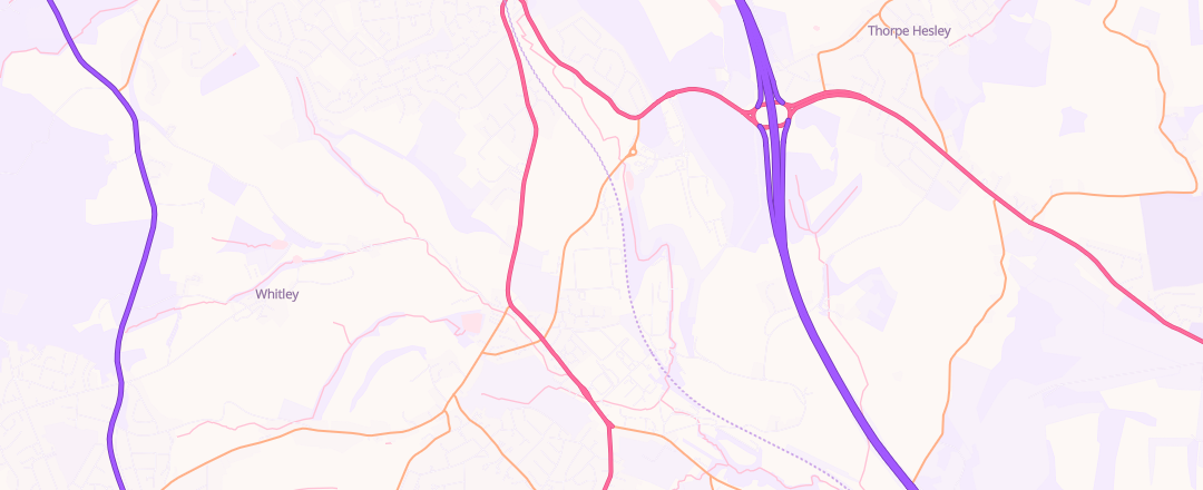 Map showing German Autocare Wakefield Limited, Sheffield