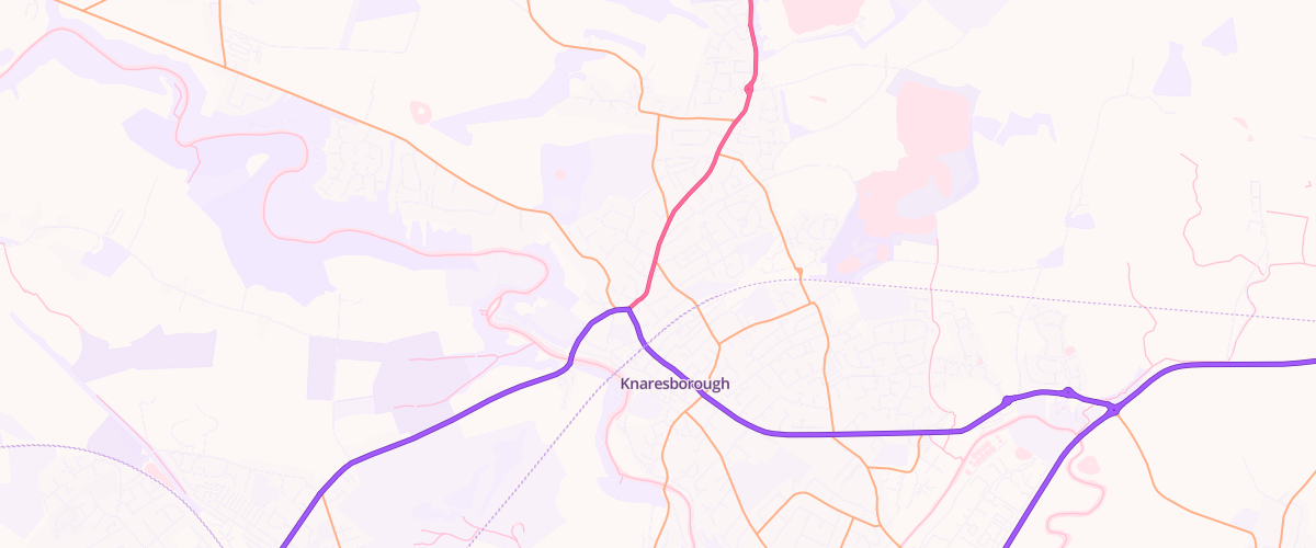 Map showing the location of Asda Knaresborough Express Petrol