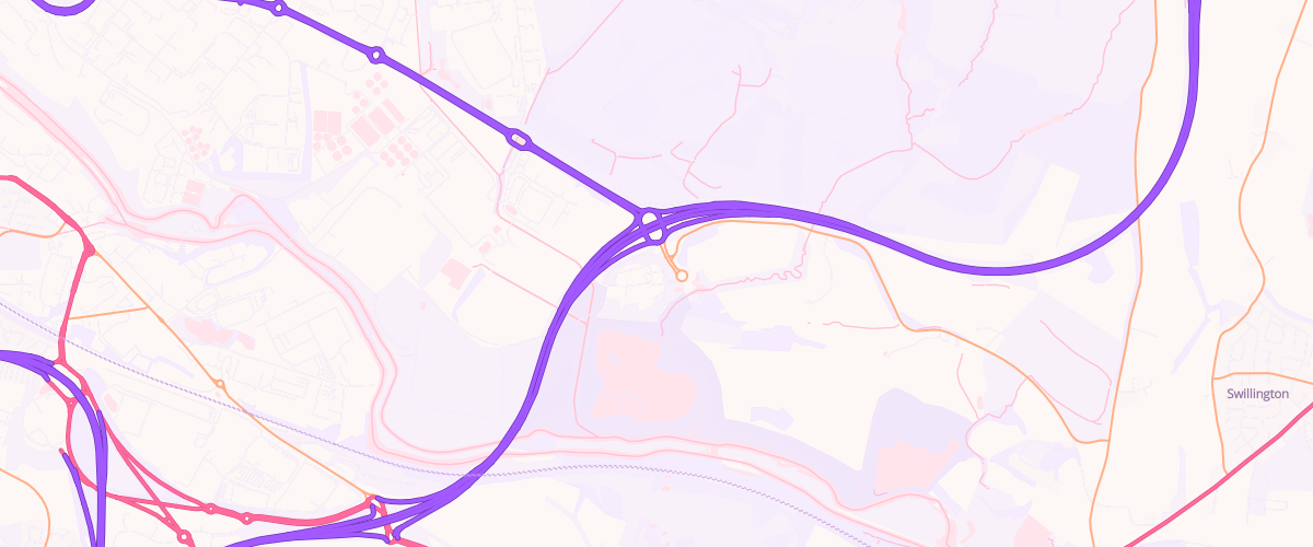 Map showing the location of Skelton Lake Services