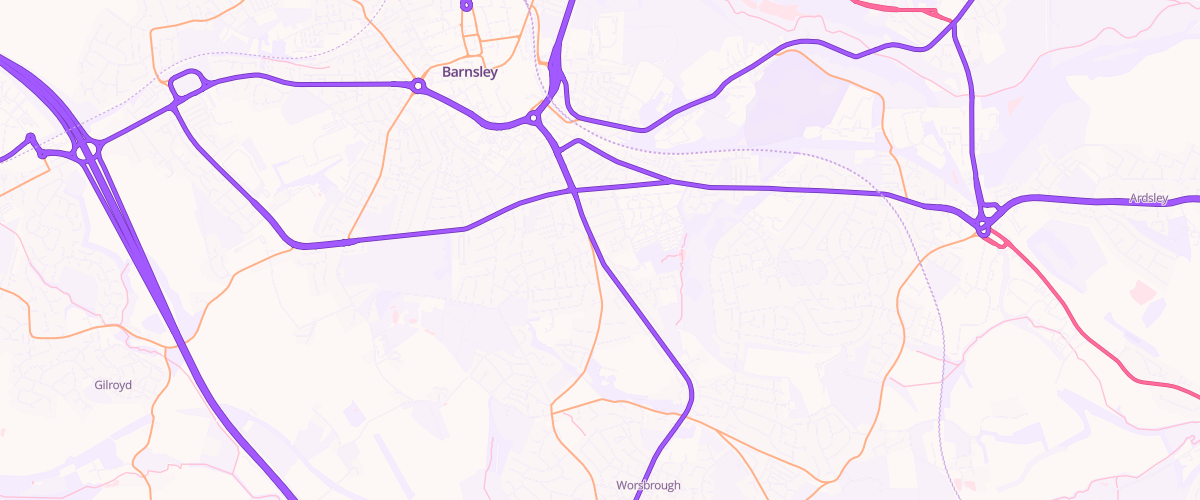 Map showing the location of Total Harvest Energy Upper