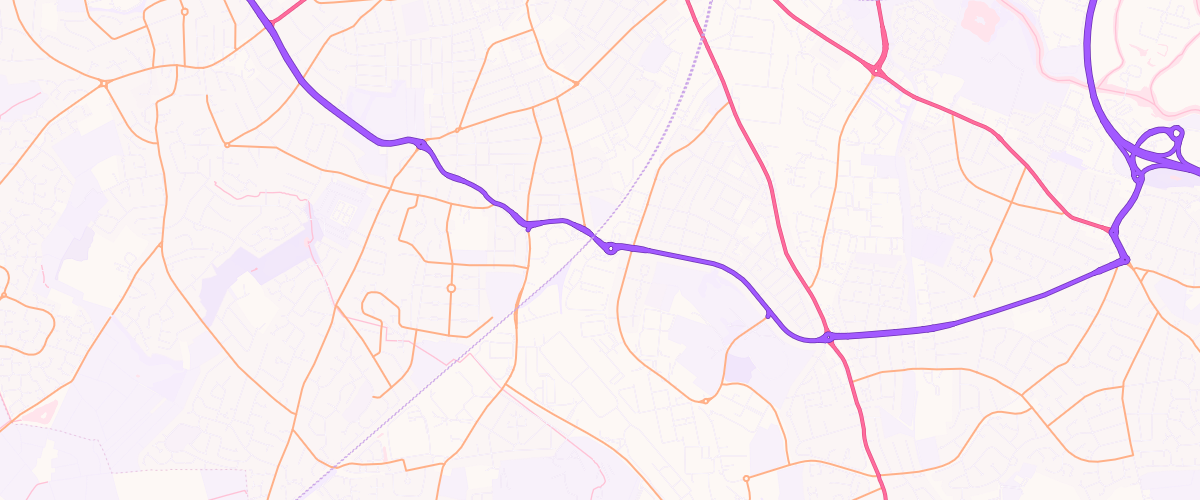 Map showing the location of Sainsburys Osmaston Park