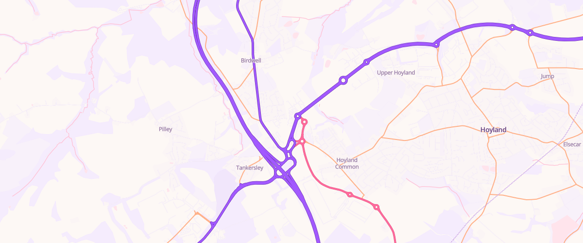 Map showing the location of Rockingham Service Station