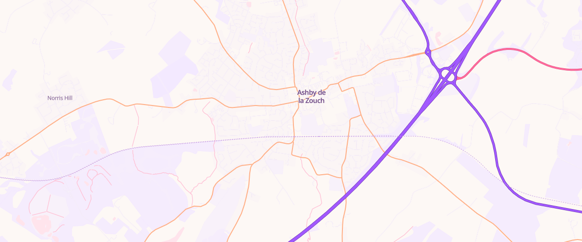 Map showing the location of Station Road Service Station
