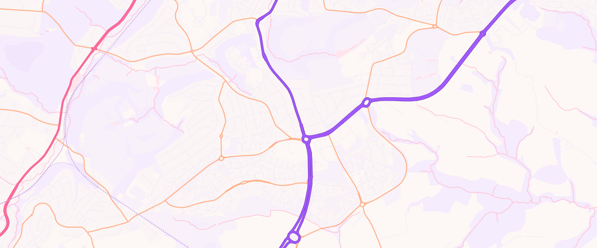 Map showing the location of Rontec Meadowhead