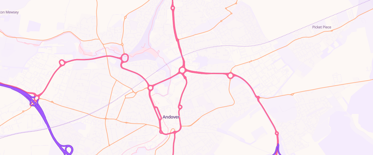 Map showing the location of Mfg Munro's Corner