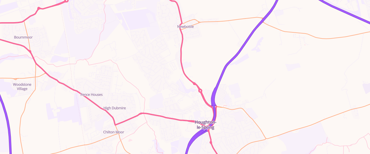 Map showing the location of Quarry Service Station
