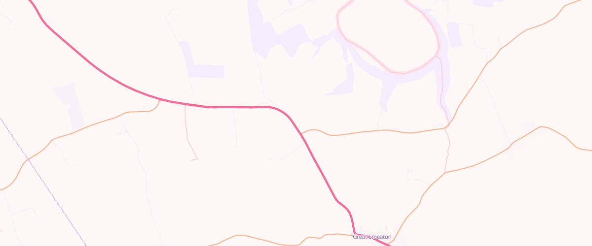 Map showing the location of Toll Bar Garage