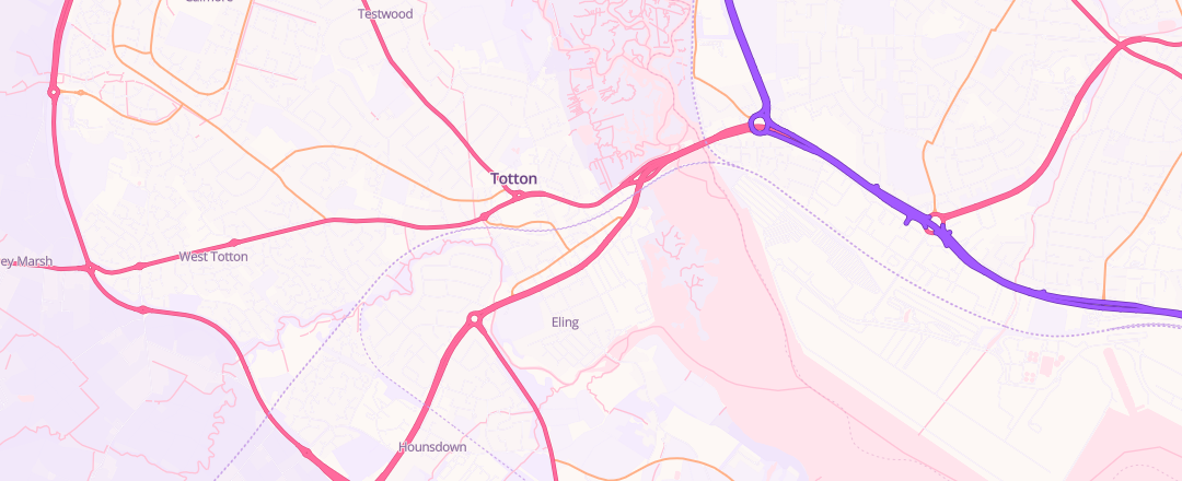 Map showing Union Cars, Southampton