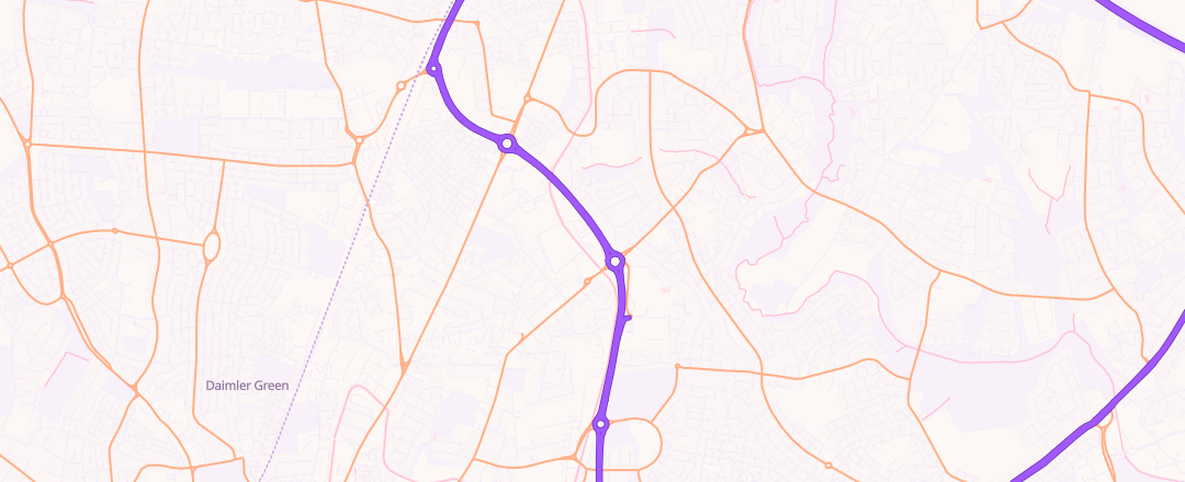 Map showing Motorpoint Limited, Coventry