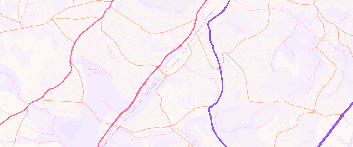 Map showing the location of Sainsburys Archer Road