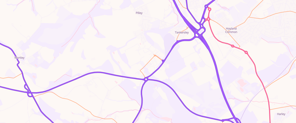 Map showing the location of Rontec Wentworth