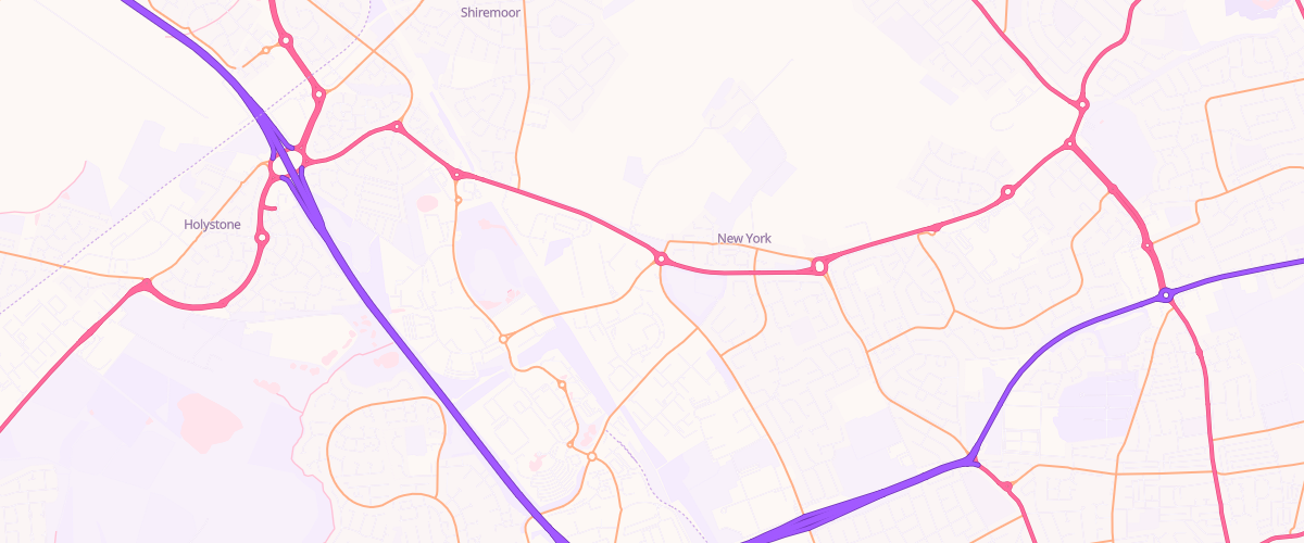 Map showing the location of Shell Co-Op New York
