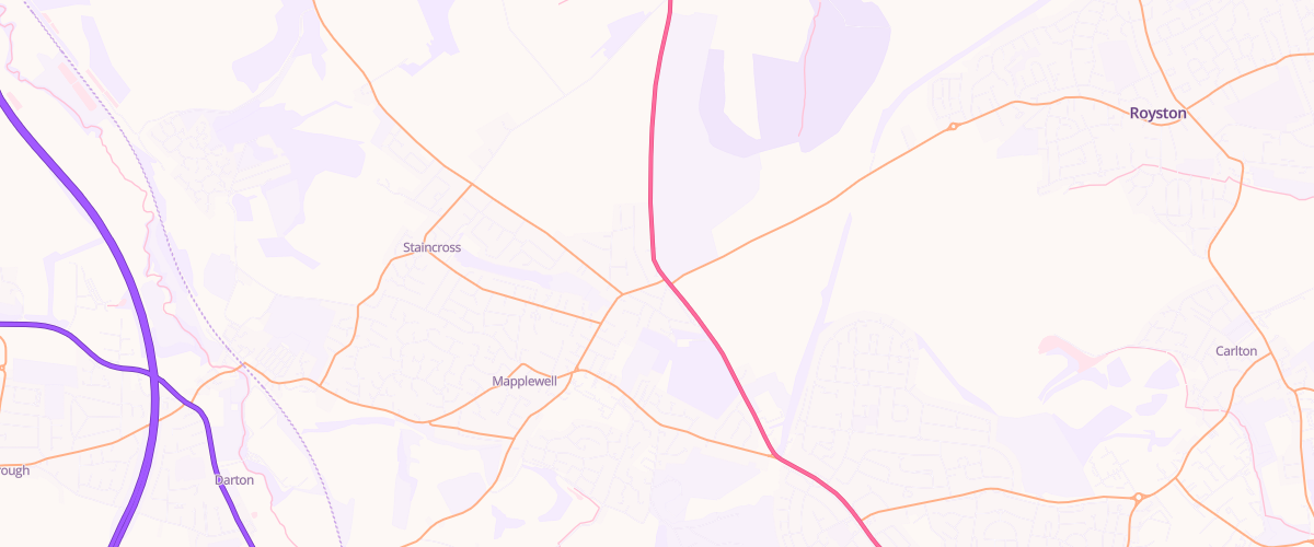 Map showing the location of Turnpike Garage