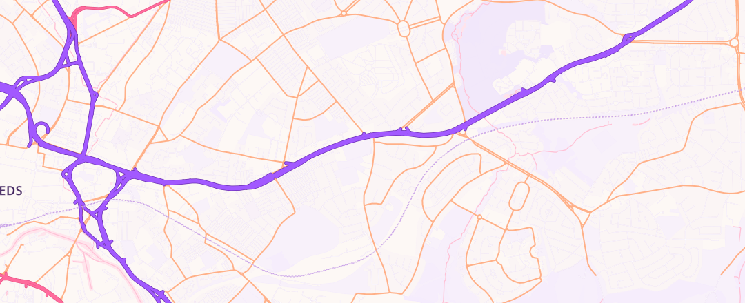 Map showing J & K's, Leeds