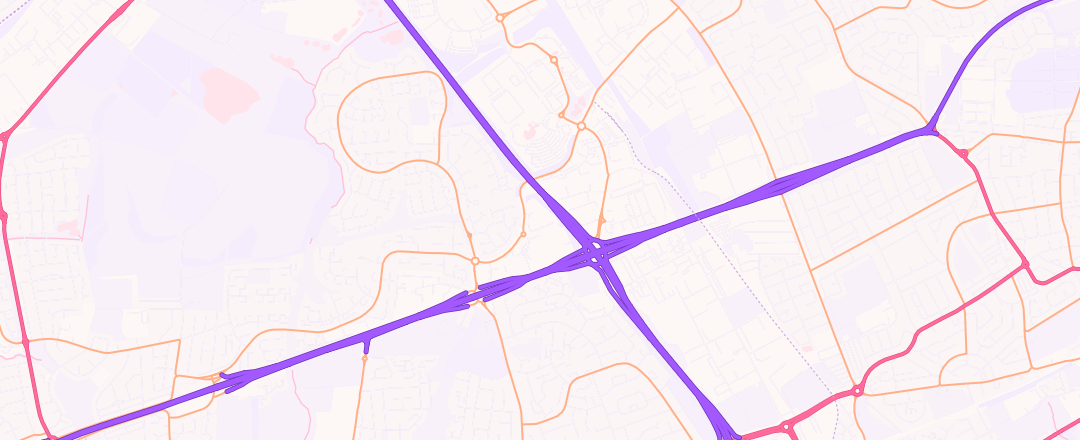 Map showing Tyneside Audi, Wallsend