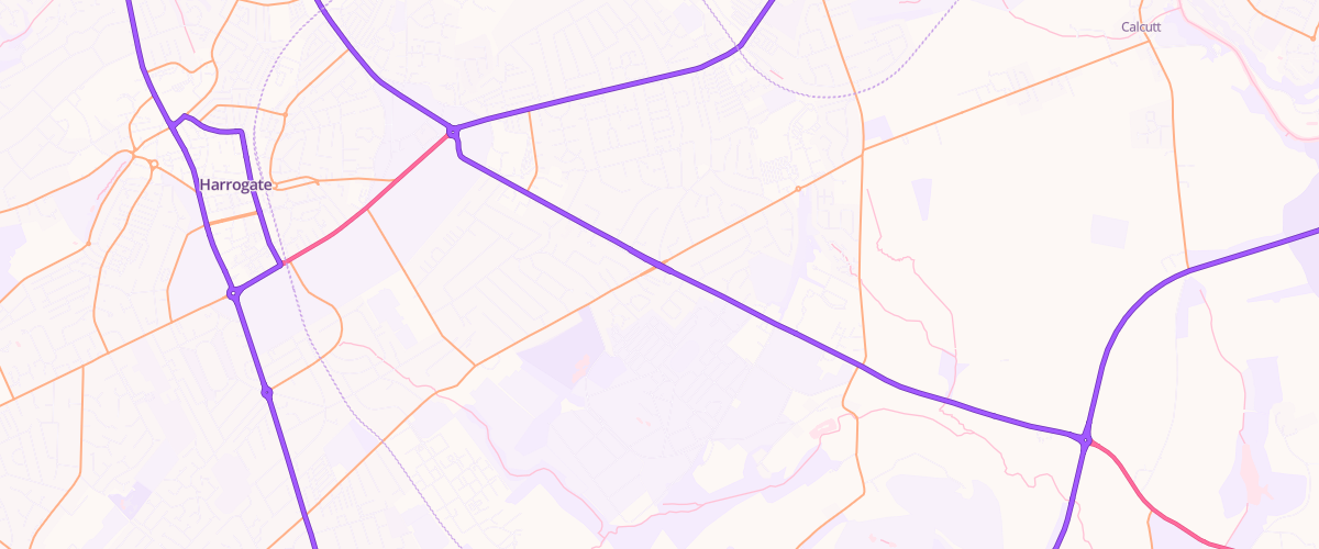 Map showing the location of Asda Woodlands Express Petrol