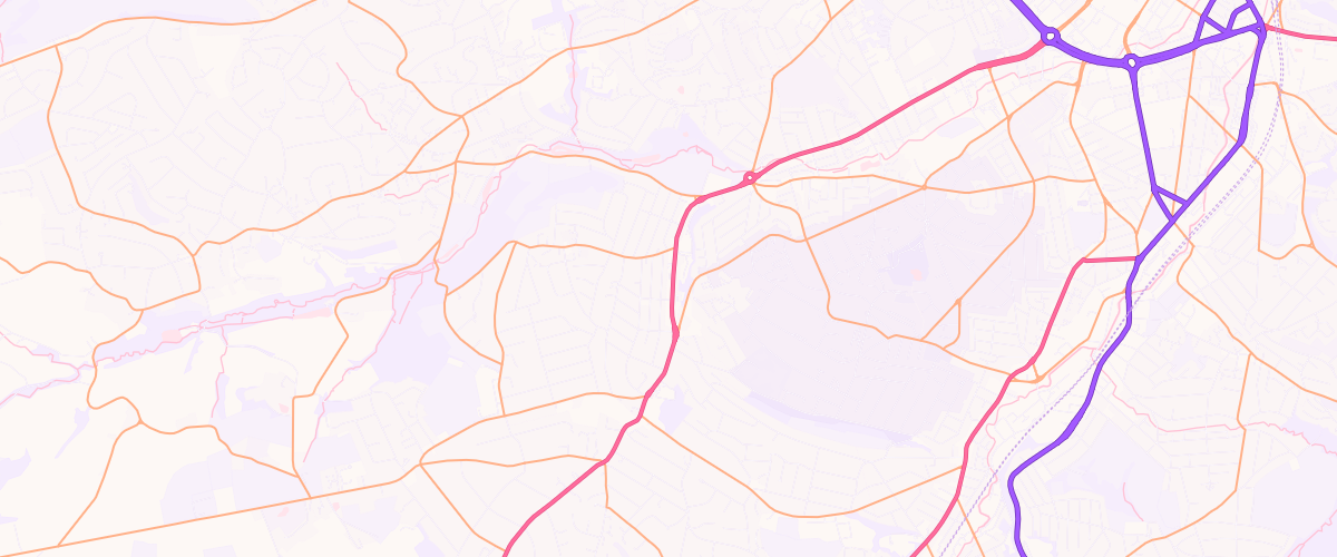 Map showing the location of Mfg Banner Cross