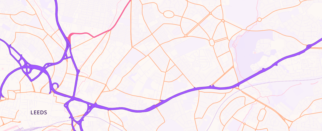 Map showing Discount Dave, Leeds