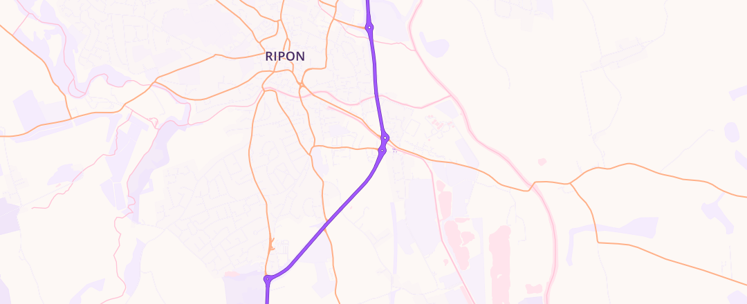 Map showing Ripon Paint And Body, Ripon