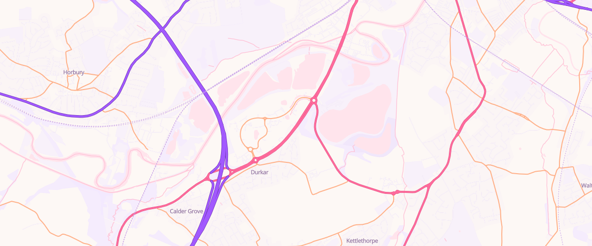 Map showing the location of Grange Service Station