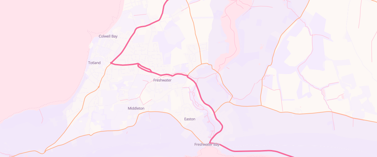 Map showing the location of Freshwater Garages Ltd