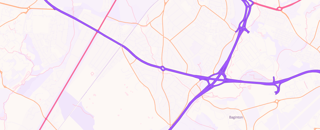 Map showing Robins And Day Coventry, Coventry