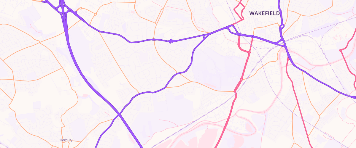 Map showing the location of Mfg Whinney Moor
