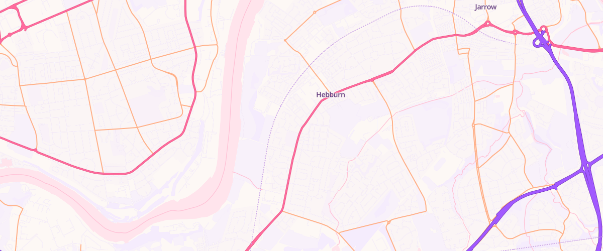 Map showing the location of Victoria Road Filling Station
