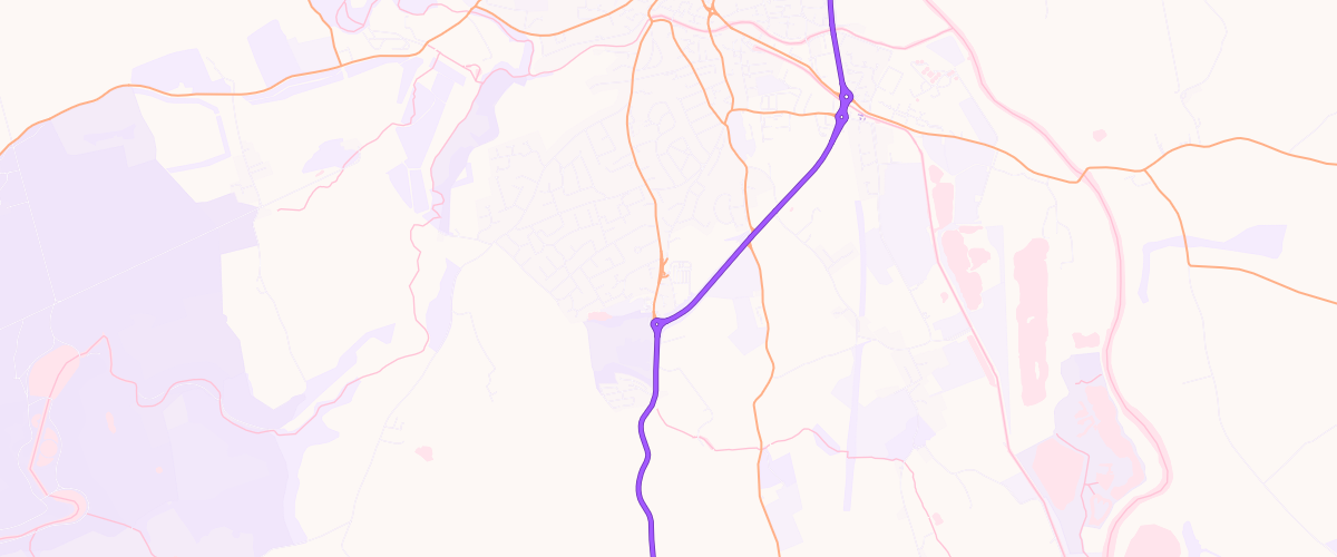 Map showing the location of Mfg Morrisons Ripon