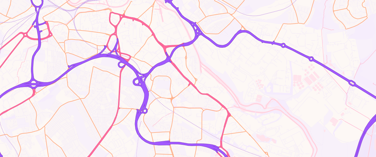 Map showing the location of Calderview Sstn