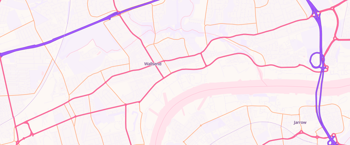 Map showing the location of Carville