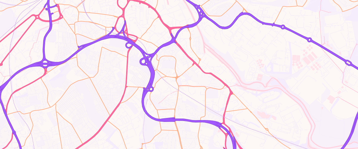 Map showing the location of Mfg Morrisons Leeds Hunslet
