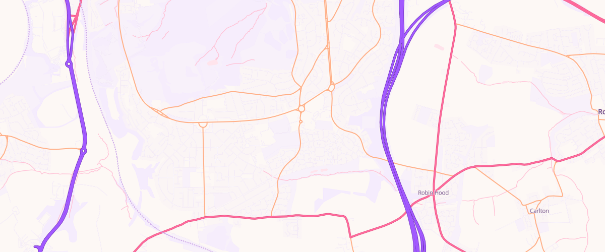 Map showing the location of Asda Middleton Superstore
