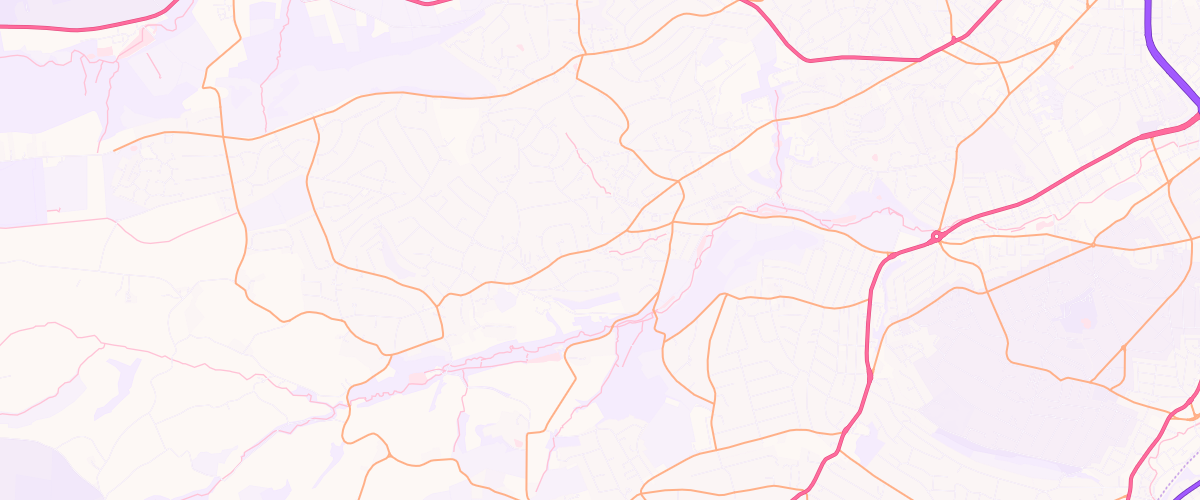 Map showing the location of Fulwood Esso Express