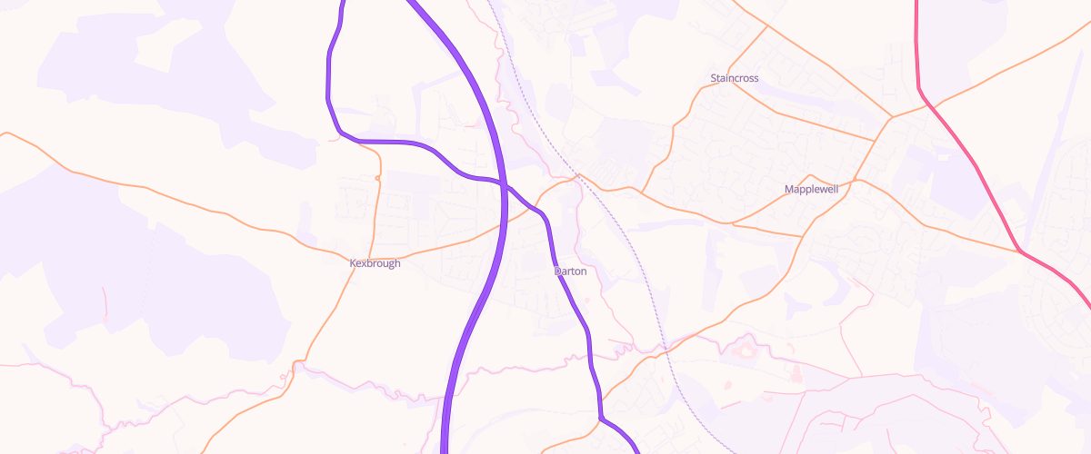 Map showing the location of Robert Thompson Central Garage