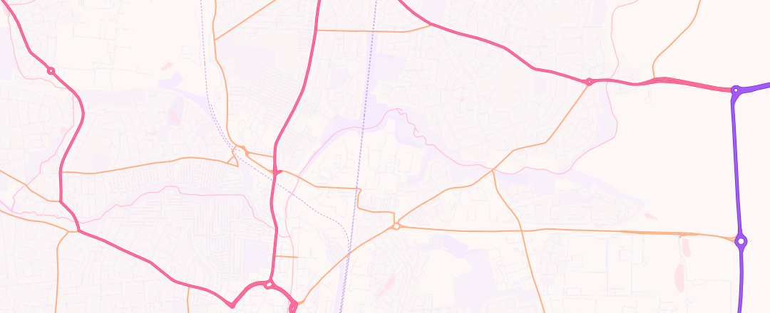 Map showing Darlington Motor Vehicle Services Ltd, Darlington