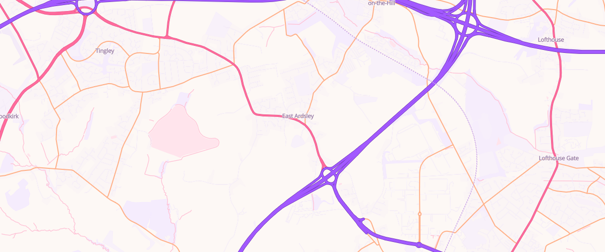 Map showing the location of Manor Service Station