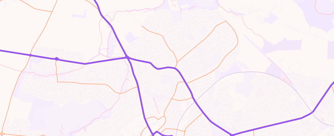 Map showing Skipton Road Garage, Harrogate