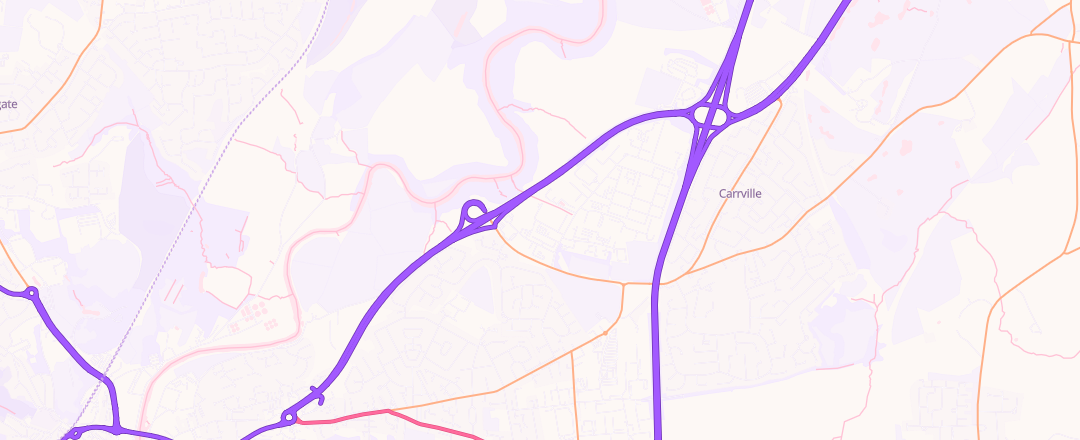 Map showing Vertu Bmw Durham, Durham